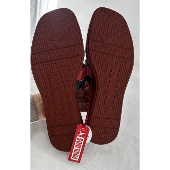 Pikolinos CALELLA Strappy Sandals Women’s Size 37 US 6.5-7 Calfskin Leather​​​ - Picture 4 of 10